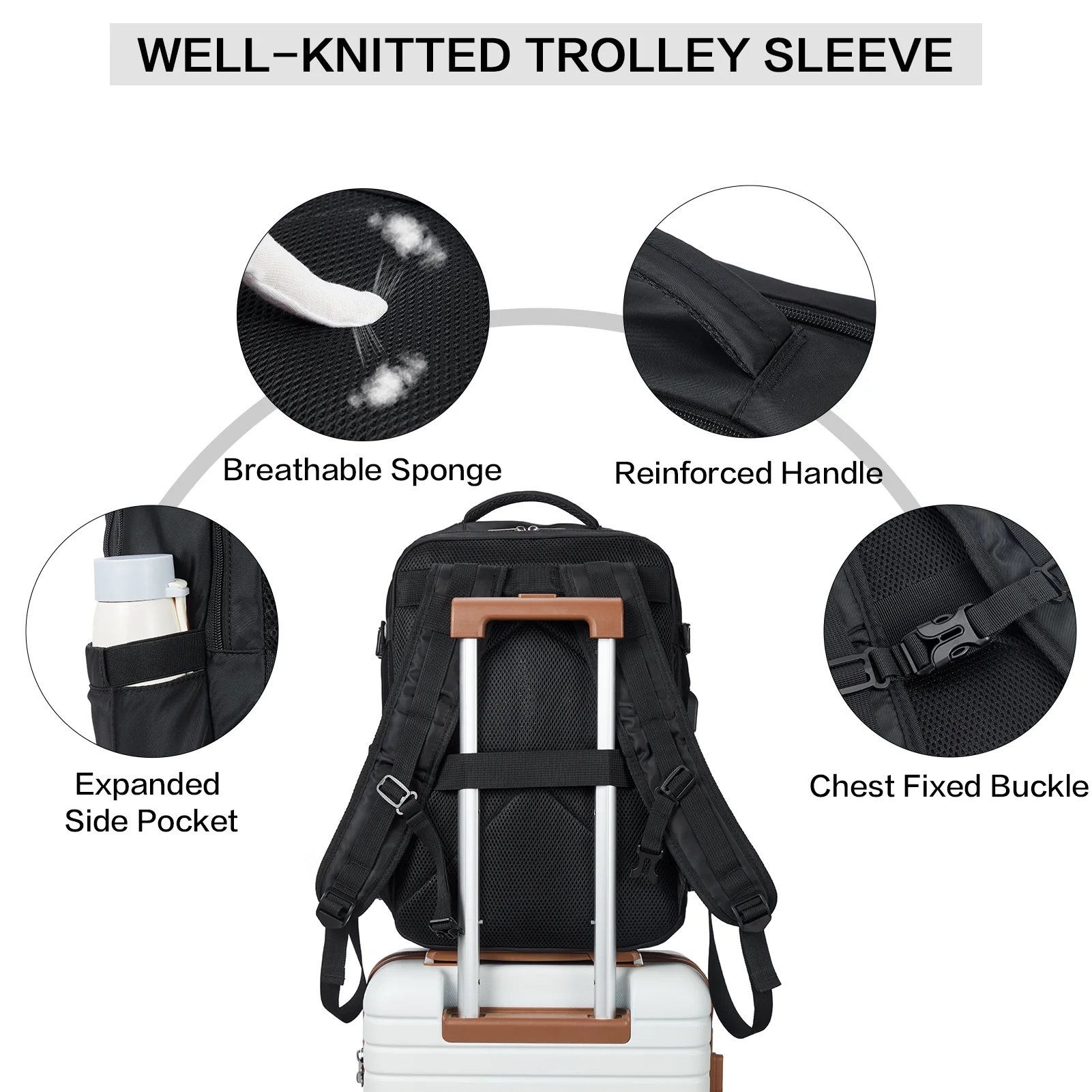 Stylish and Functional Fashion Backpack for Women - Waterproof and Flight Approved - Image 11