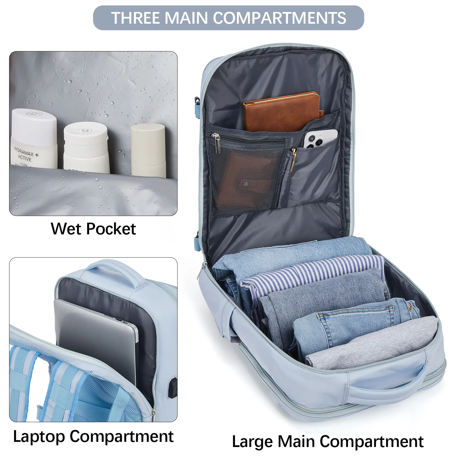 Stylish and Functional Fashion Backpack for Women - Waterproof and Flight Approved - Image 16