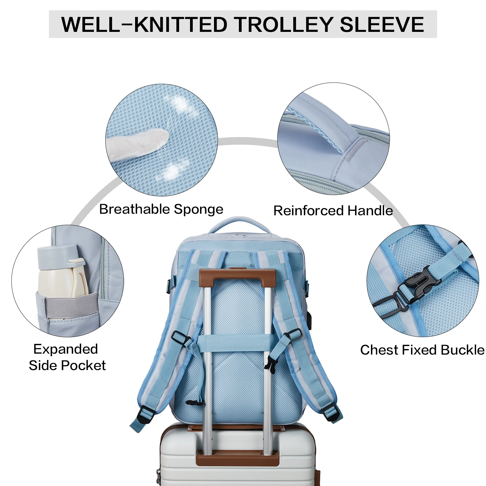 Stylish and Functional Fashion Backpack for Women - Waterproof and Flight Approved - Image 18