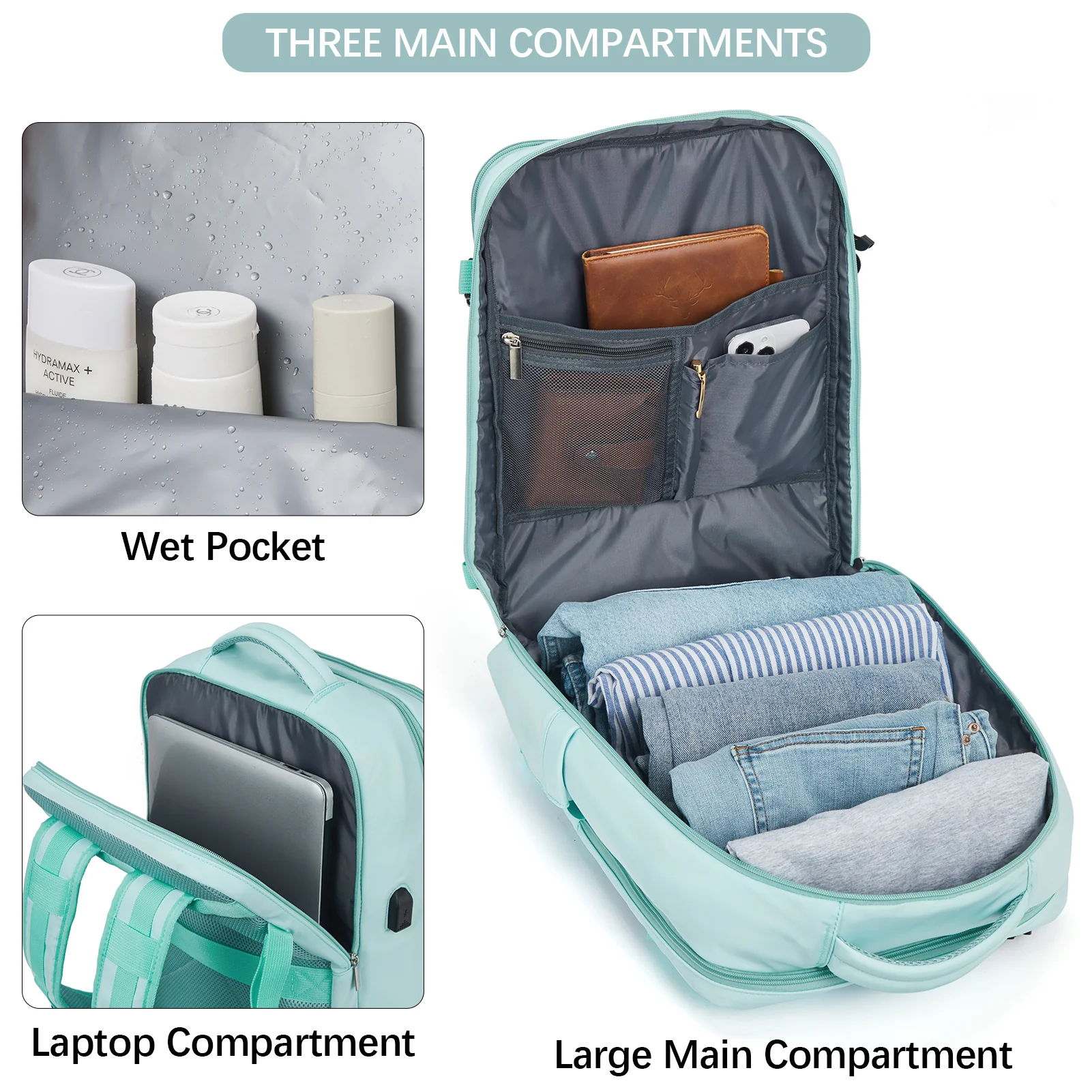 Stylish and Functional Fashion Backpack for Women - Waterproof and Flight Approved - Image 22