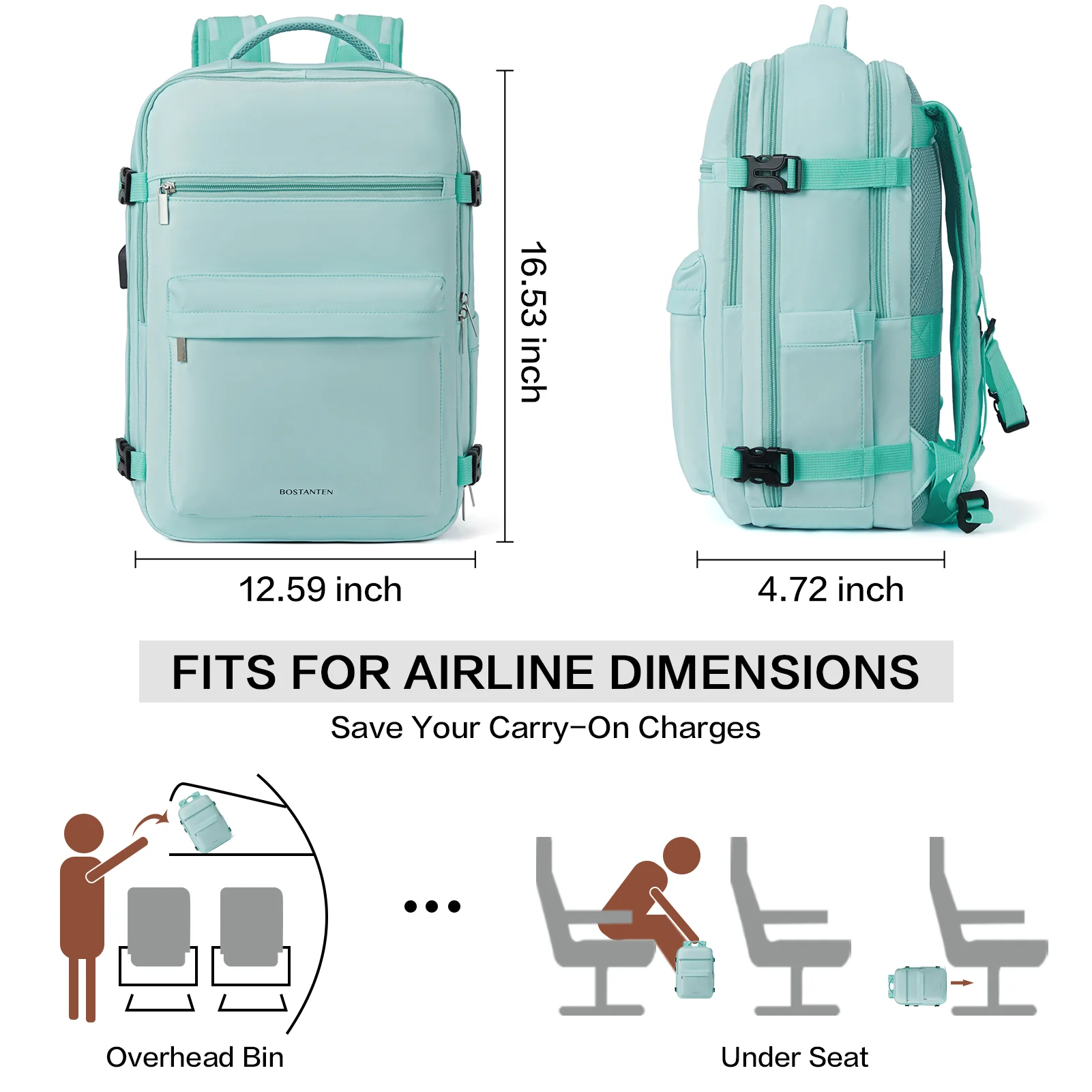 Stylish and Functional Fashion Backpack for Women - Waterproof and Flight Approved - Image 23