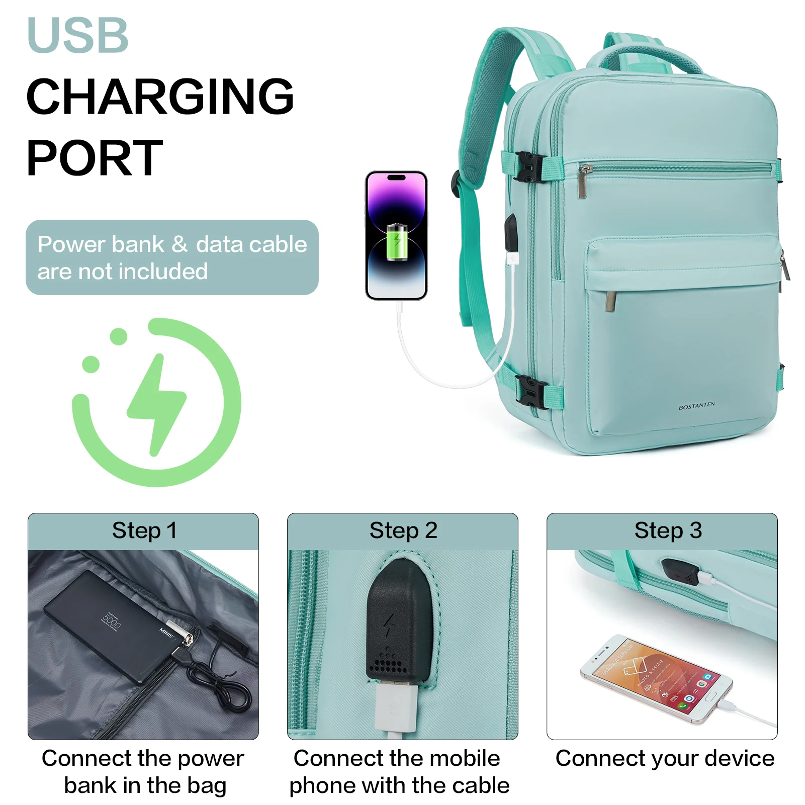 Stylish and Functional Fashion Backpack for Women - Waterproof and Flight Approved - Image 25