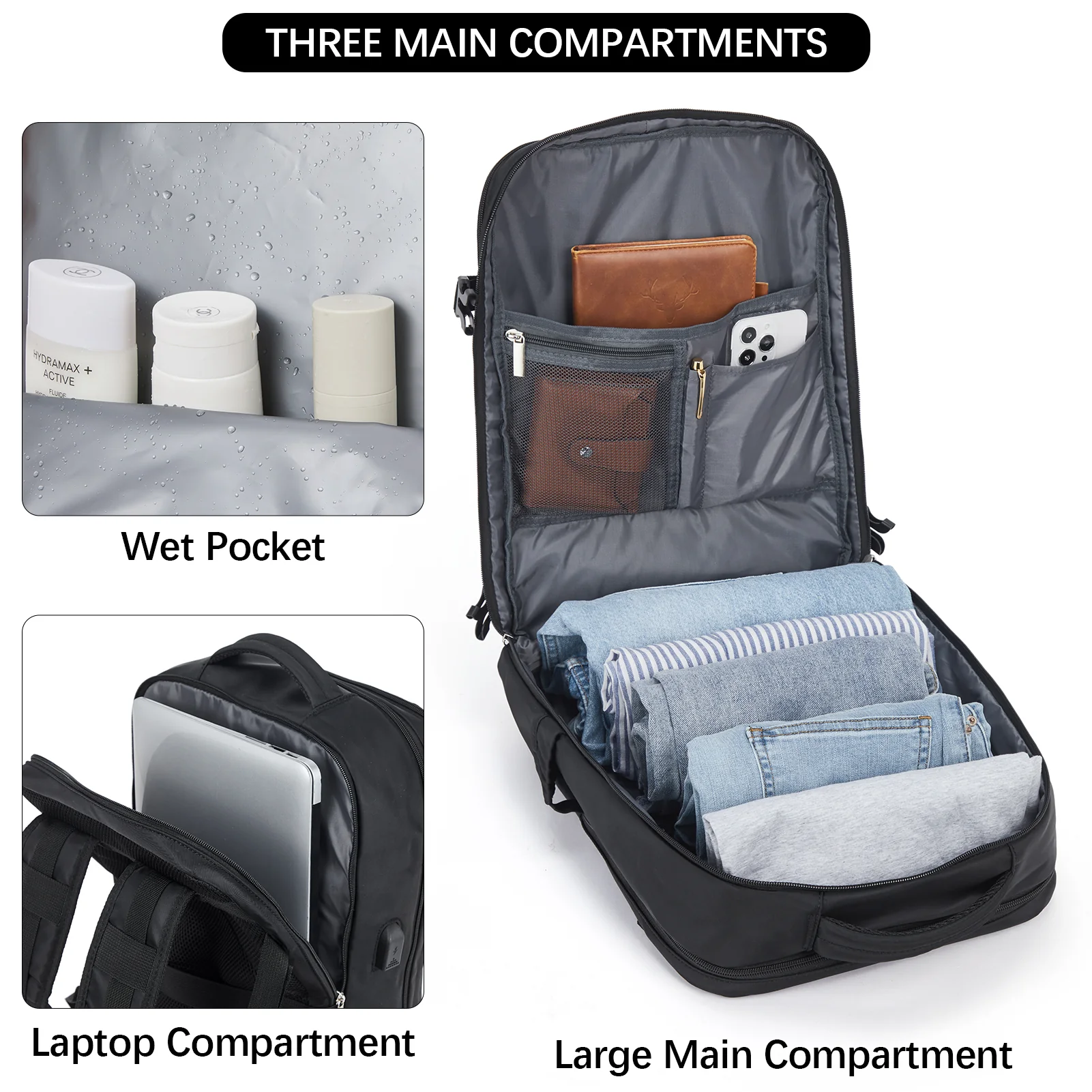 Stylish and Functional Fashion Backpack for Women - Waterproof and Flight Approved - Image 9