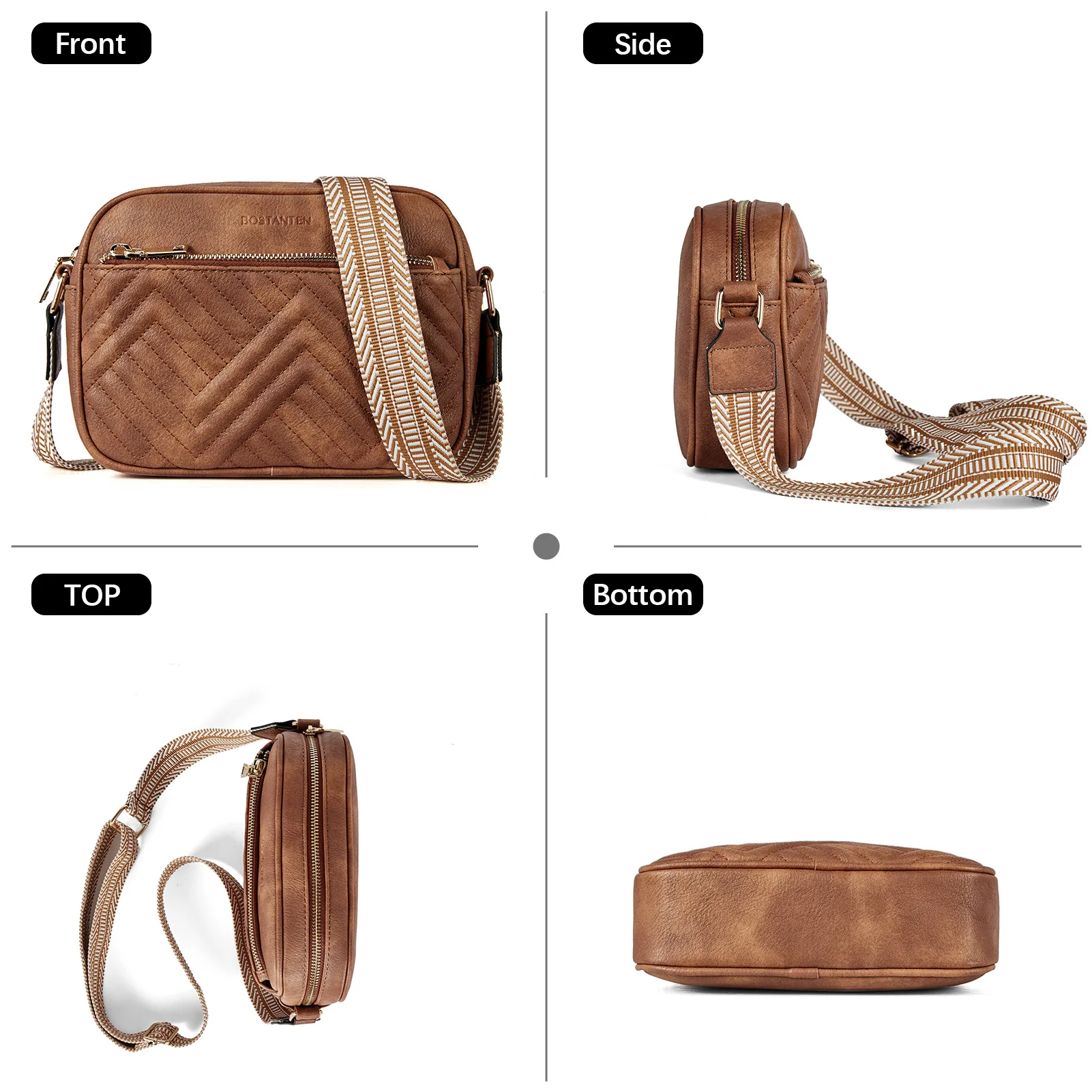 Nola Stylish Quilted Crossbody Bag for Women - Image 12