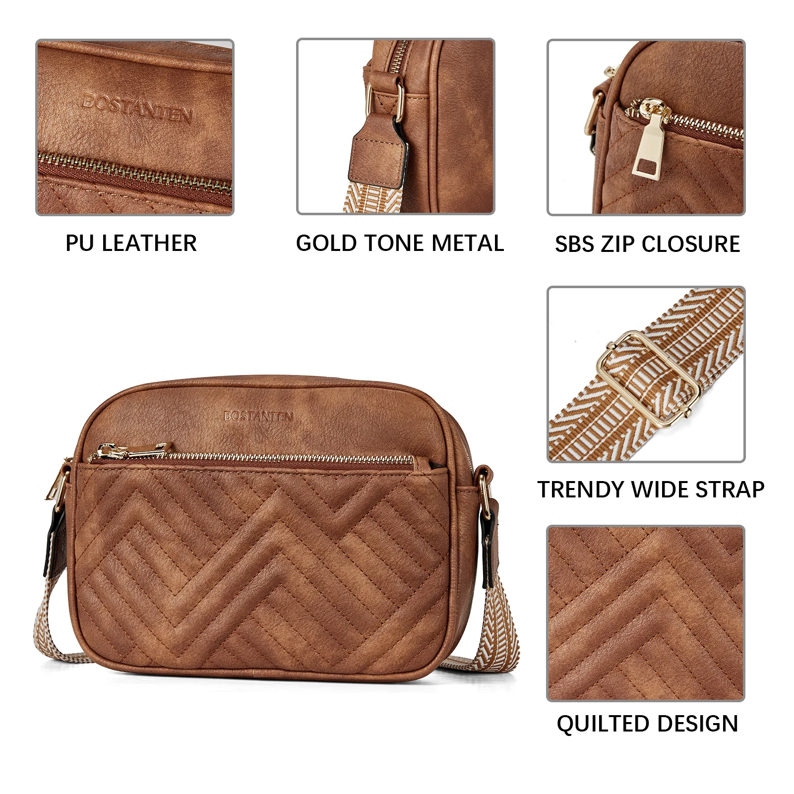 Nola Stylish Quilted Crossbody Bag for Women - Image 13