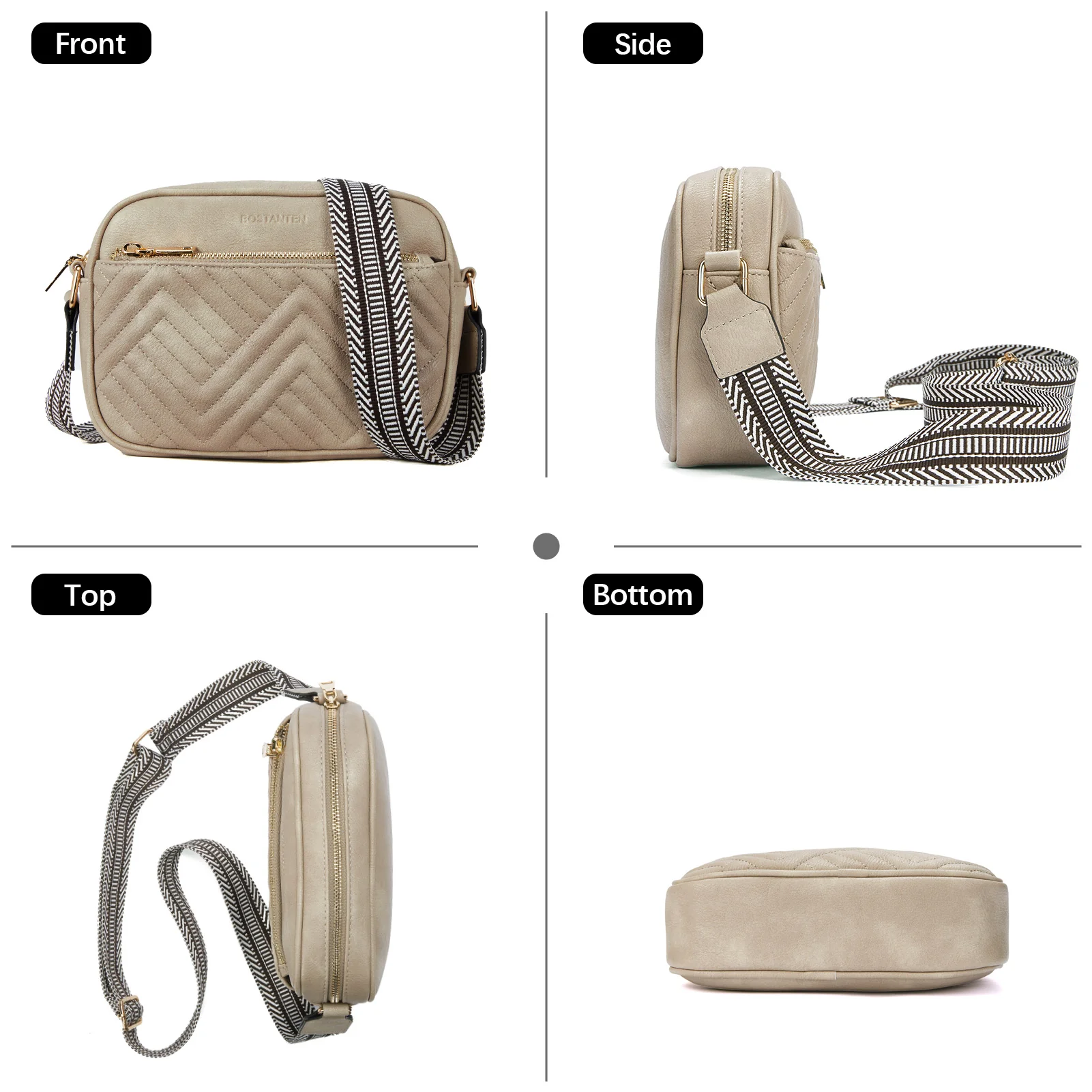Nola Stylish Quilted Crossbody Bag for Women - Image 18