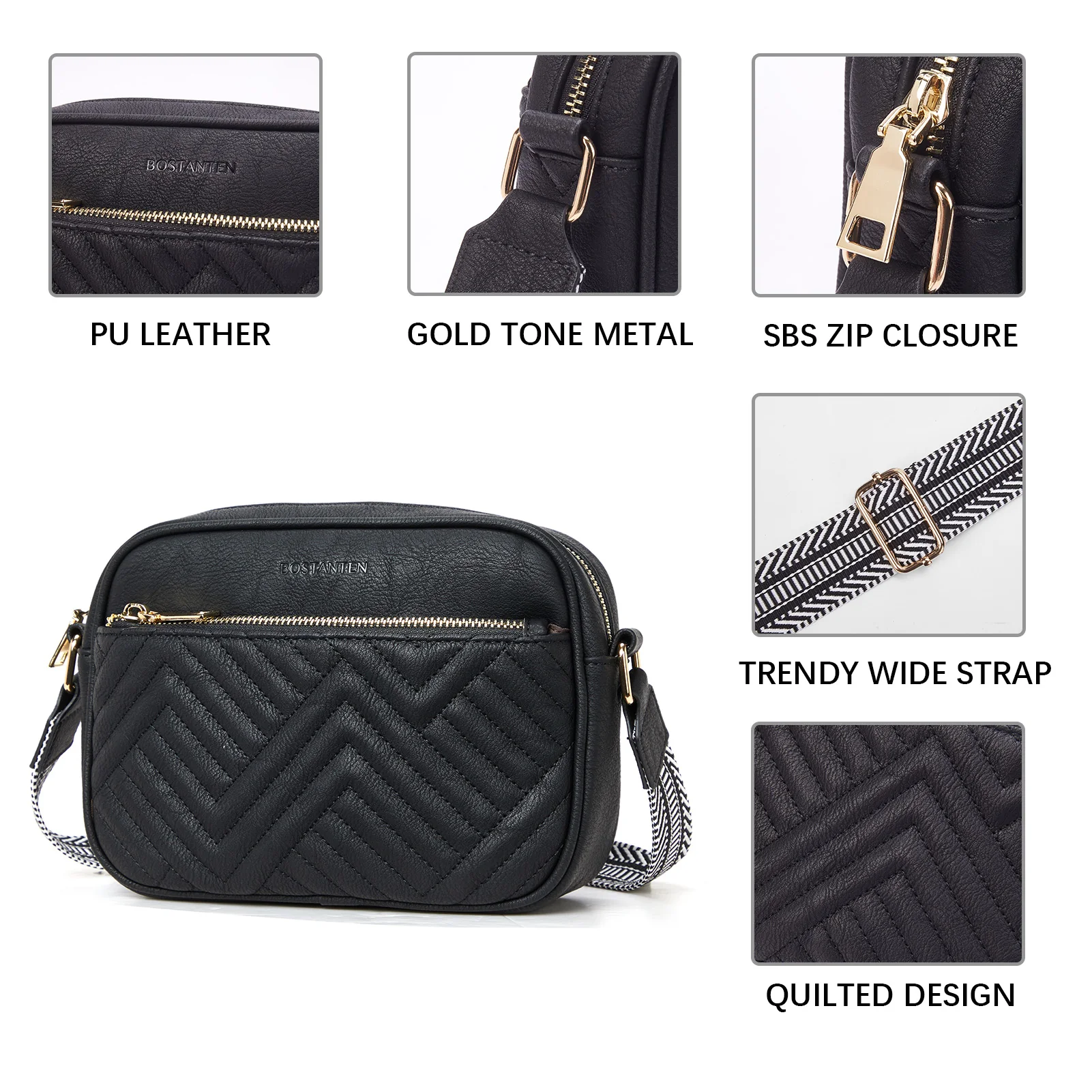 Nola Stylish Quilted Crossbody Bag for Women - Image 34