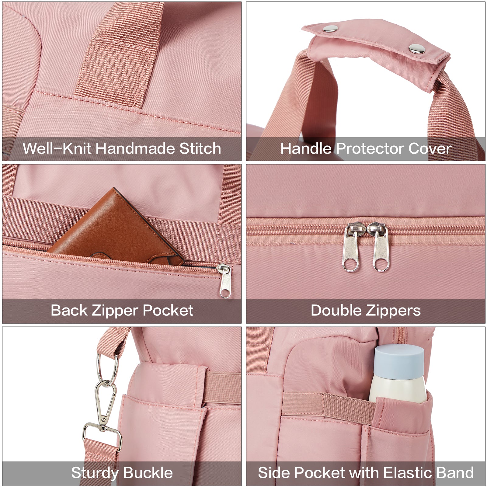 Judea Lightweight Weekender Bag with Shoe Compartment - Image 20