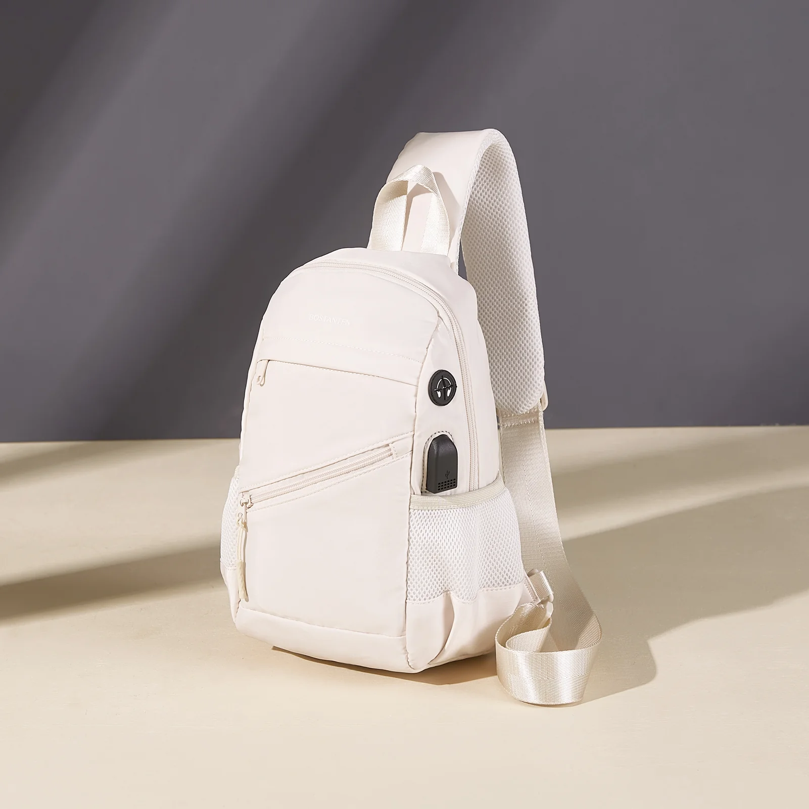 Travel Hands-Free with our Crossbody Sling Bag with USB Charging Port - Image 11