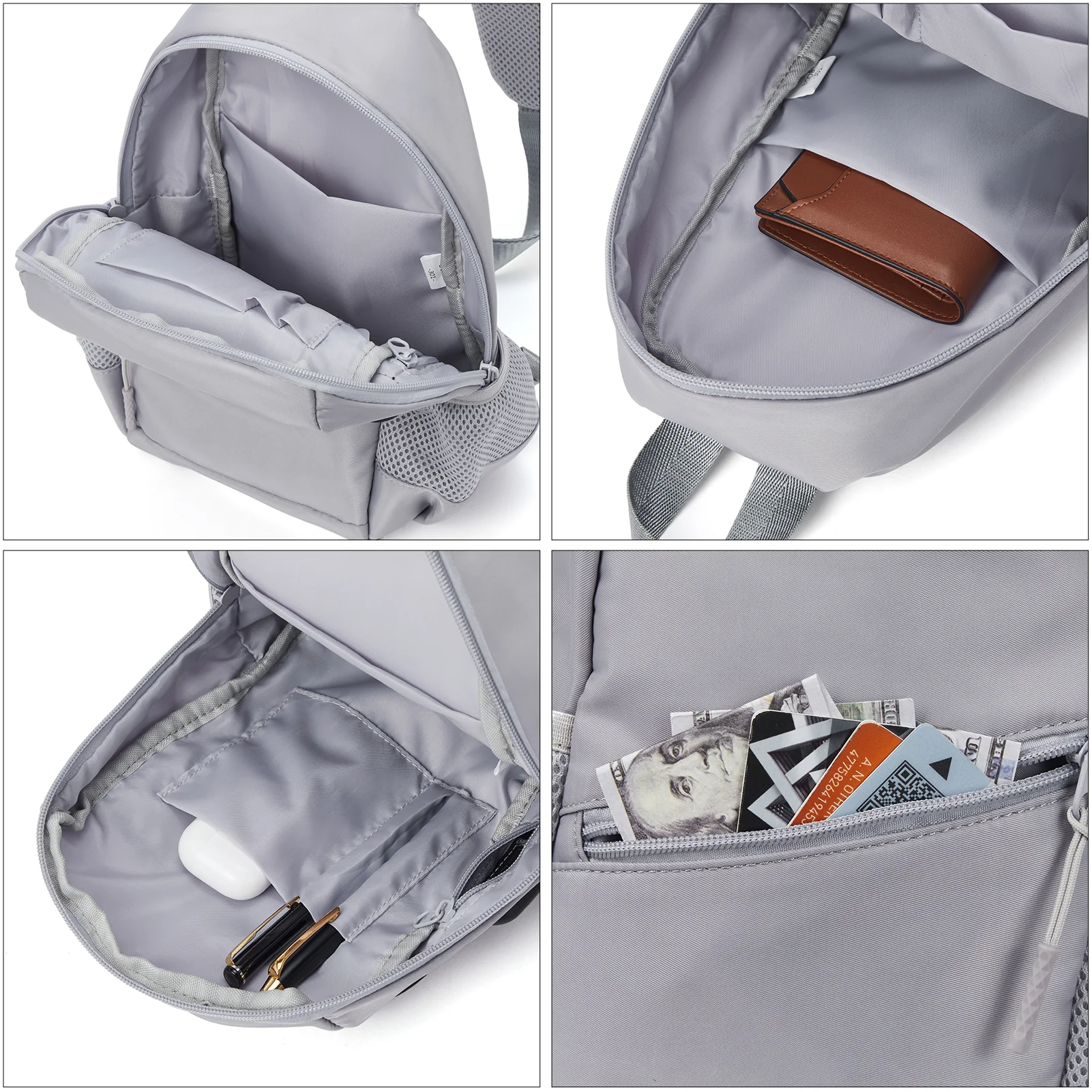 Travel Hands-Free with our Crossbody Sling Bag with USB Charging Port - Image 23