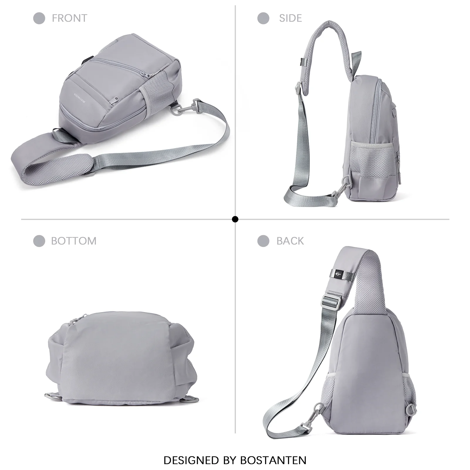 Travel Hands-Free with our Crossbody Sling Bag with USB Charging Port - Image 25