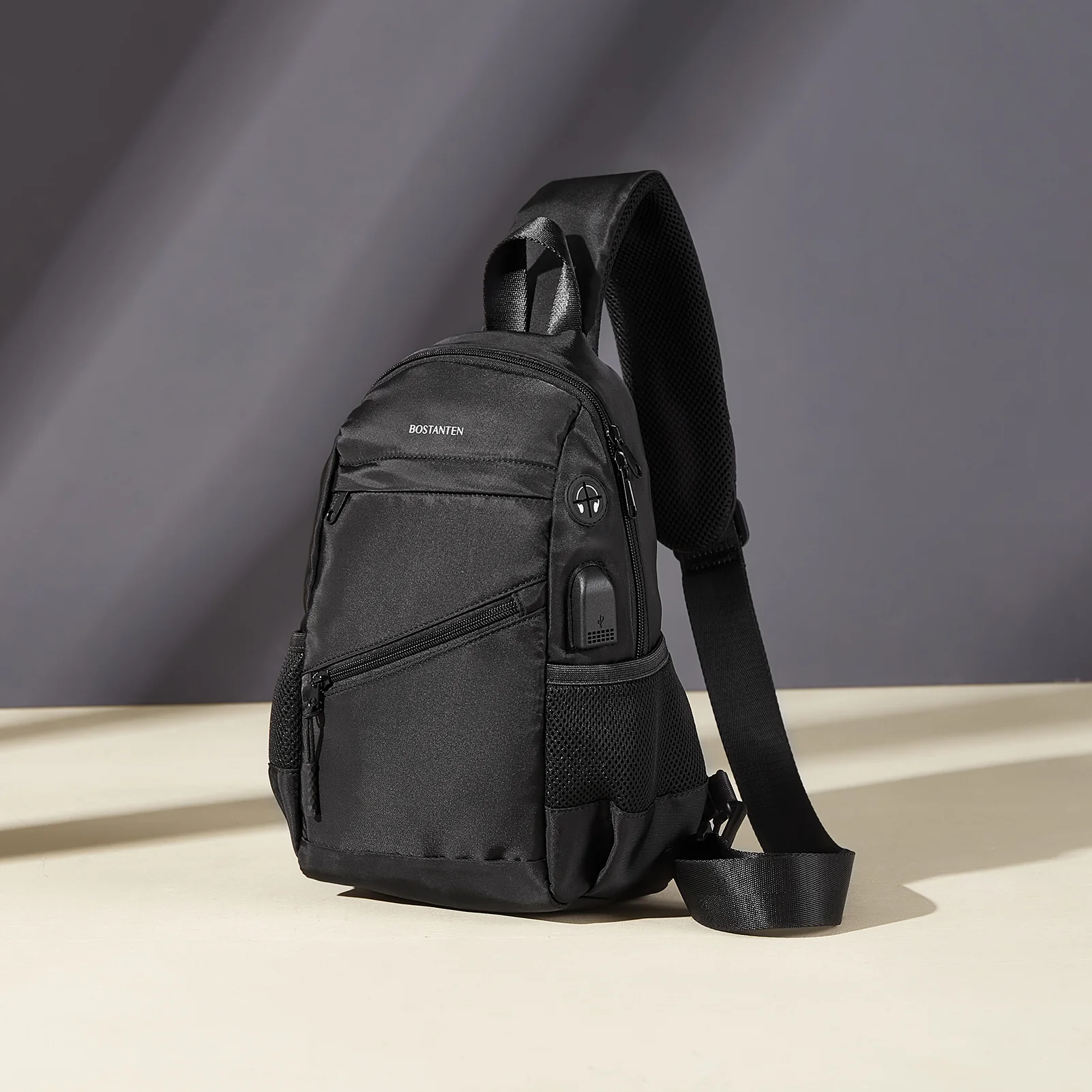 Travel Hands-Free with our Crossbody Sling Bag with USB Charging Port - Image 3