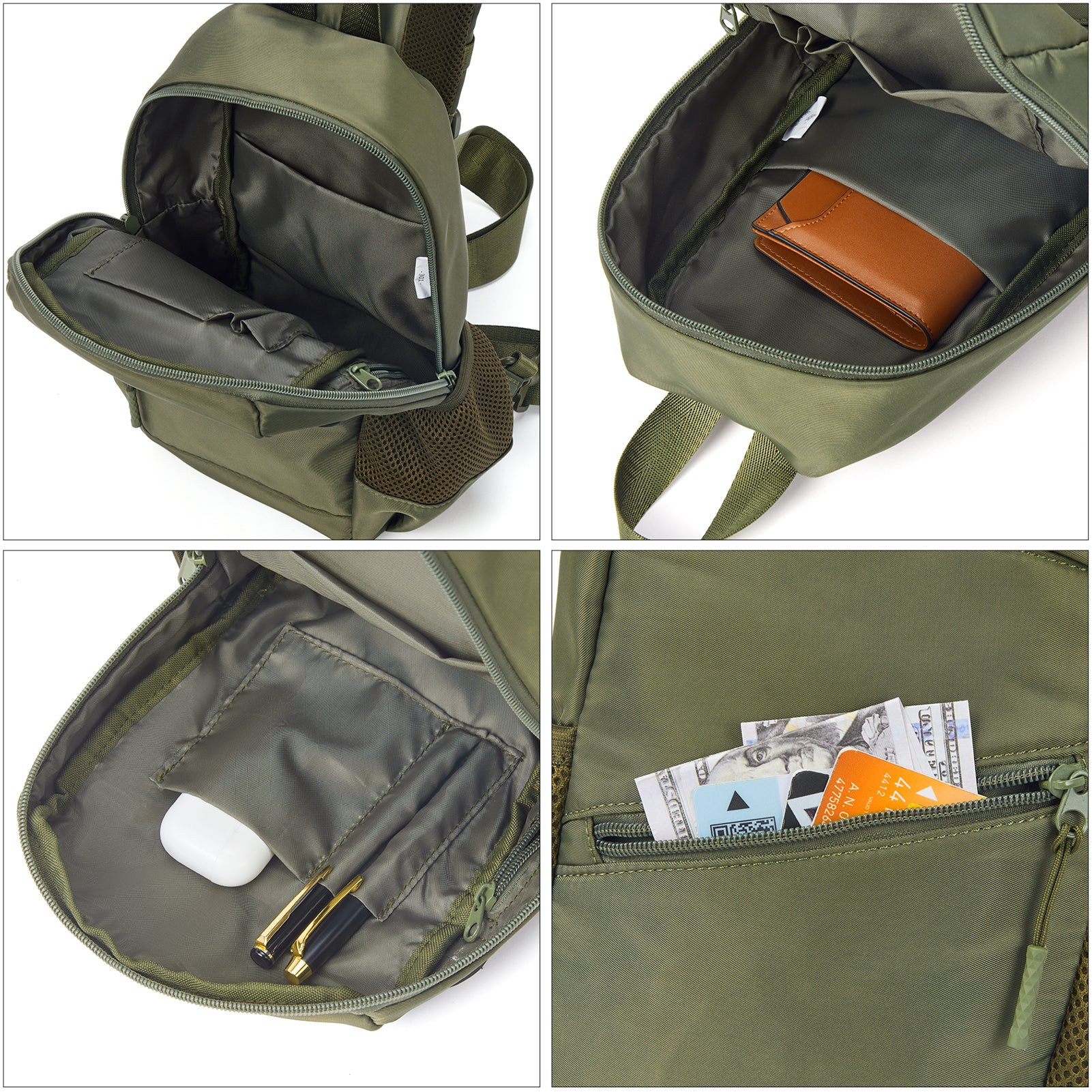 Travel Hands-Free with our Crossbody Sling Bag with USB Charging Port - Image 32