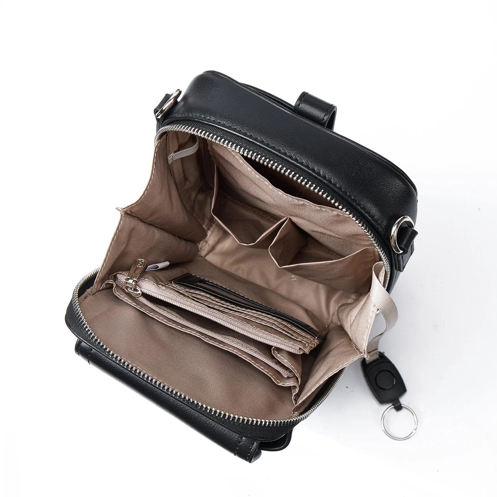 Nevin Vegetable-Tanned Genuine Leather Crossbody Phone Bag - Image 14