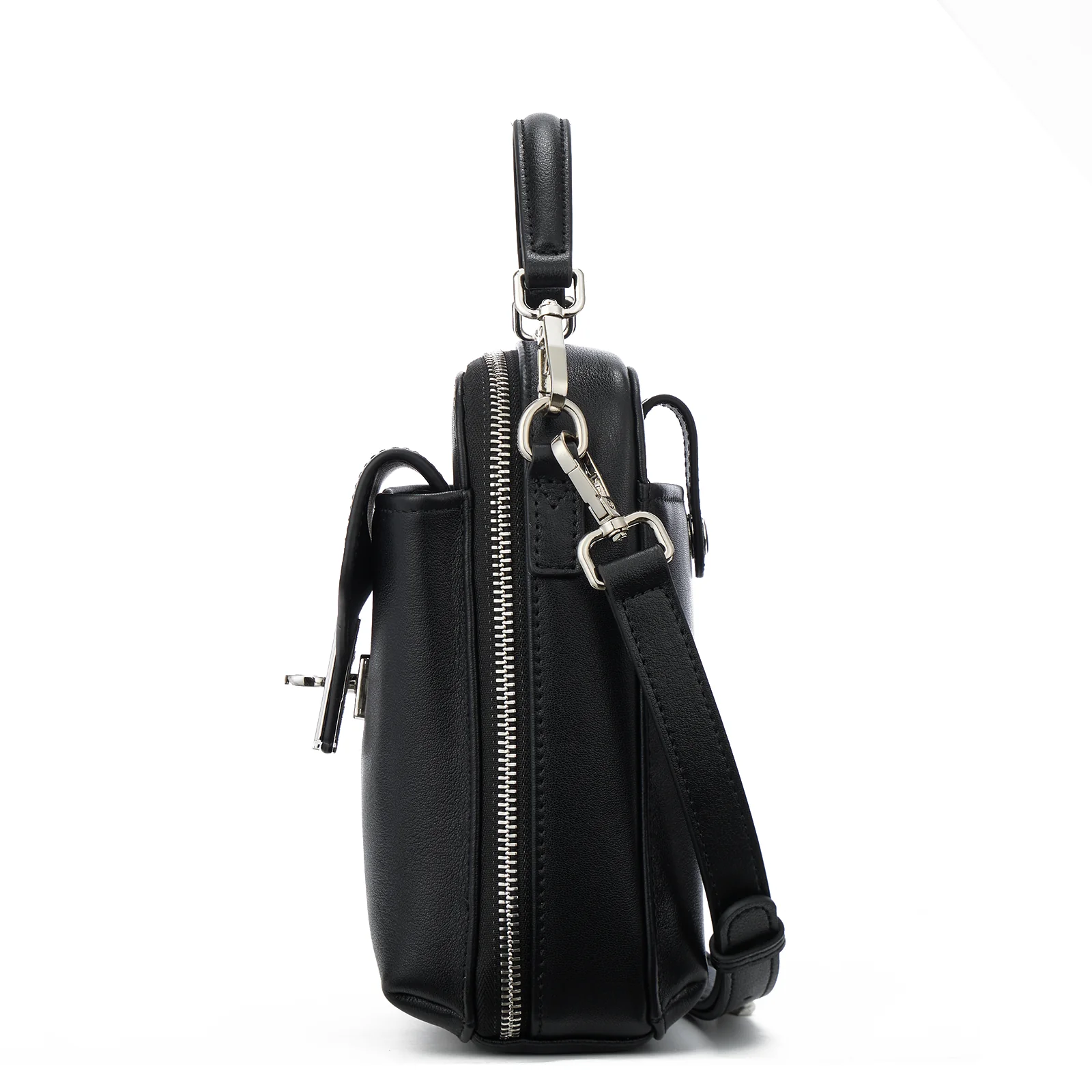 Nevin Vegetable-Tanned Genuine Leather Crossbody Phone Bag - Image 22