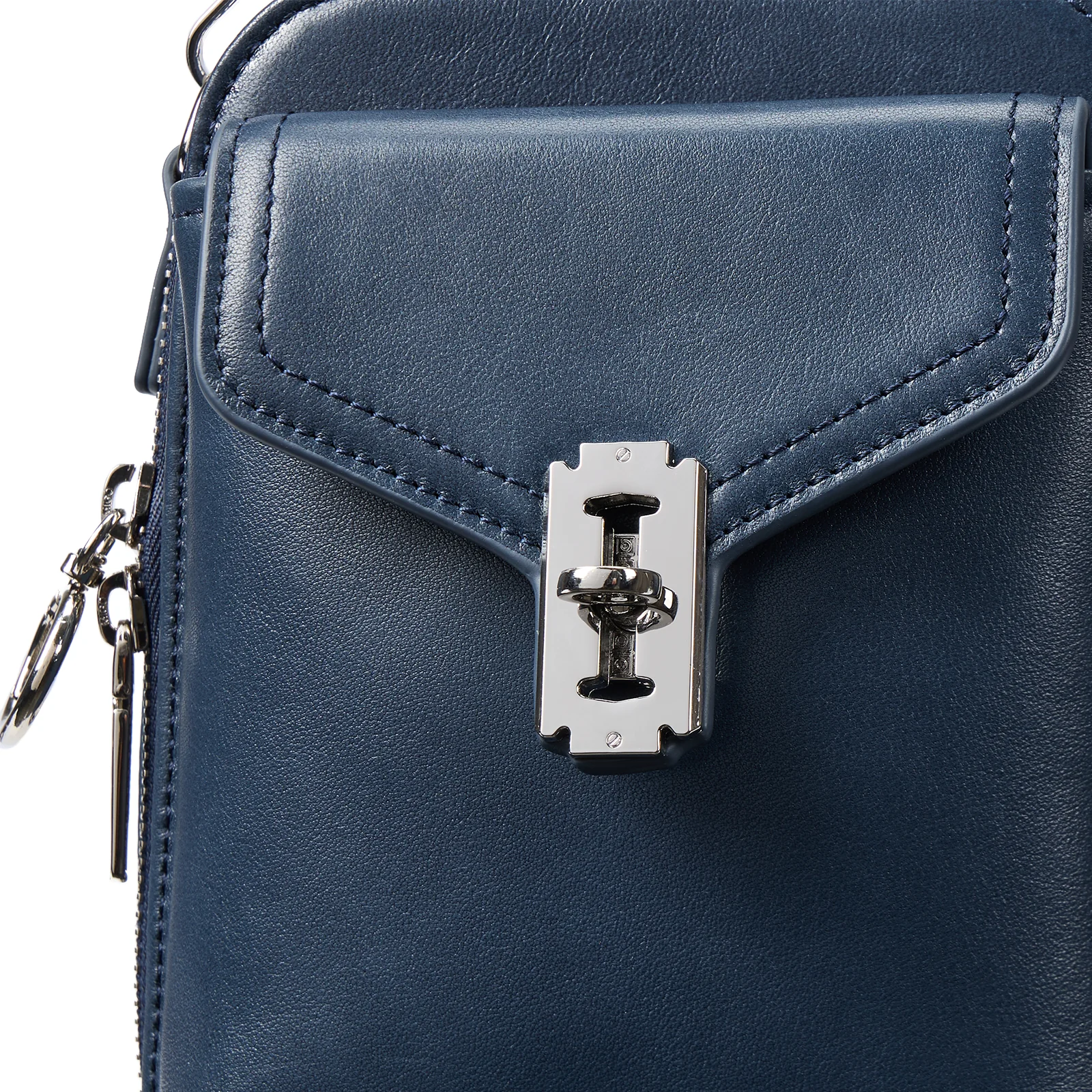 Nevin Vegetable-Tanned Genuine Leather Crossbody Phone Bag - Image 45