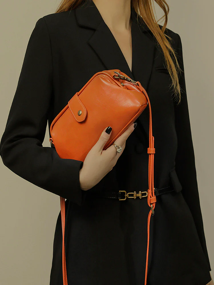 Vintage Mini Doctor Bag - Genuine Leather - Image 3