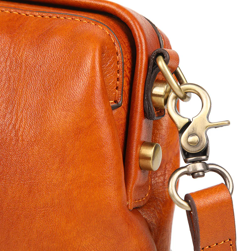 Vintage Mini Doctor Bag - Genuine Leather - Image 8