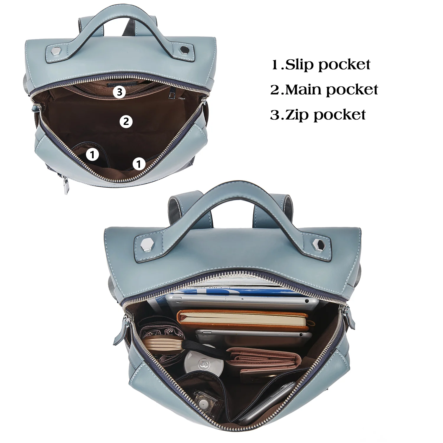 Vrba Upgrade Your Style with a Small Women's Fashion Backpack - Image 5