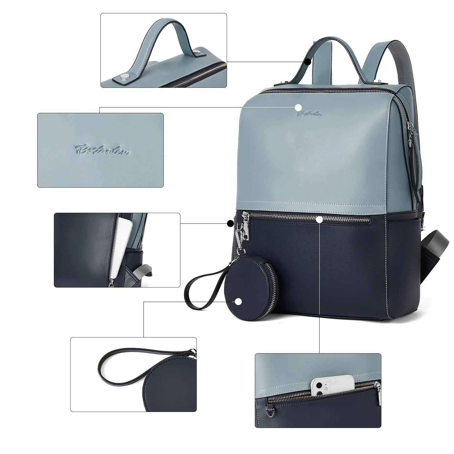 Vrba Upgrade Your Style with a Small Women's Fashion Backpack - Image 7