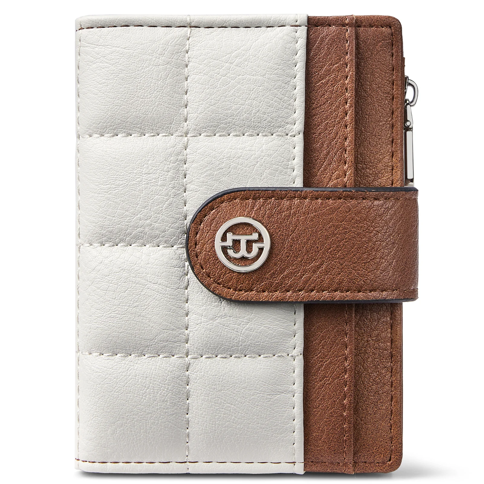 Luna Quilted Colorblock Leather Wallet - Secure RFID