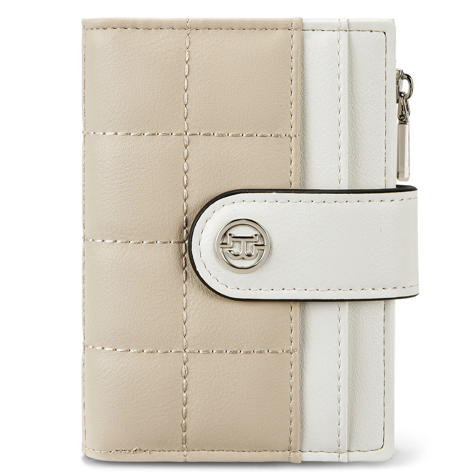Luna Quilted Colorblock Leather Wallet - Secure RFID - Image 21