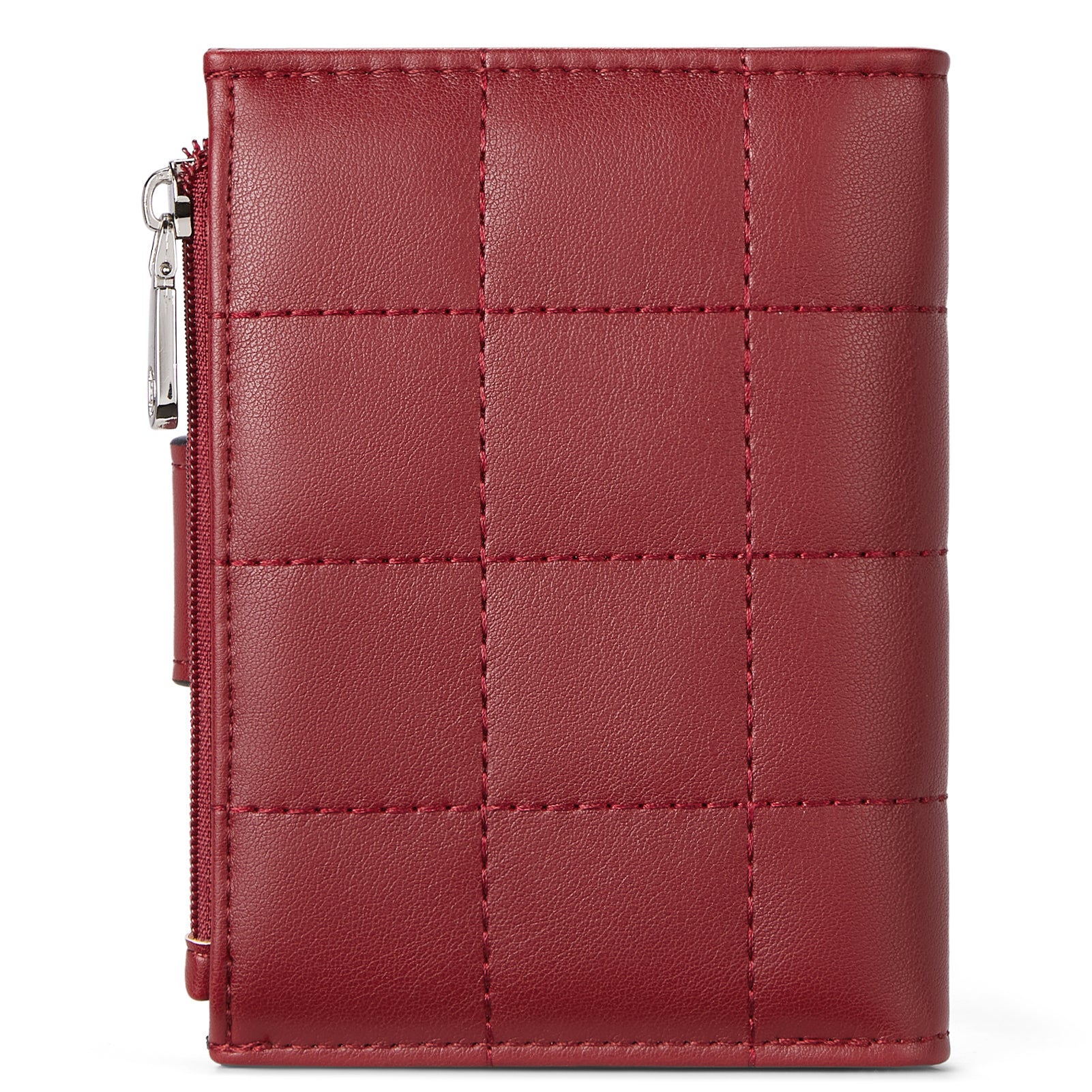 Luna Quilted Colorblock Leather Wallet - Secure RFID - Image 45