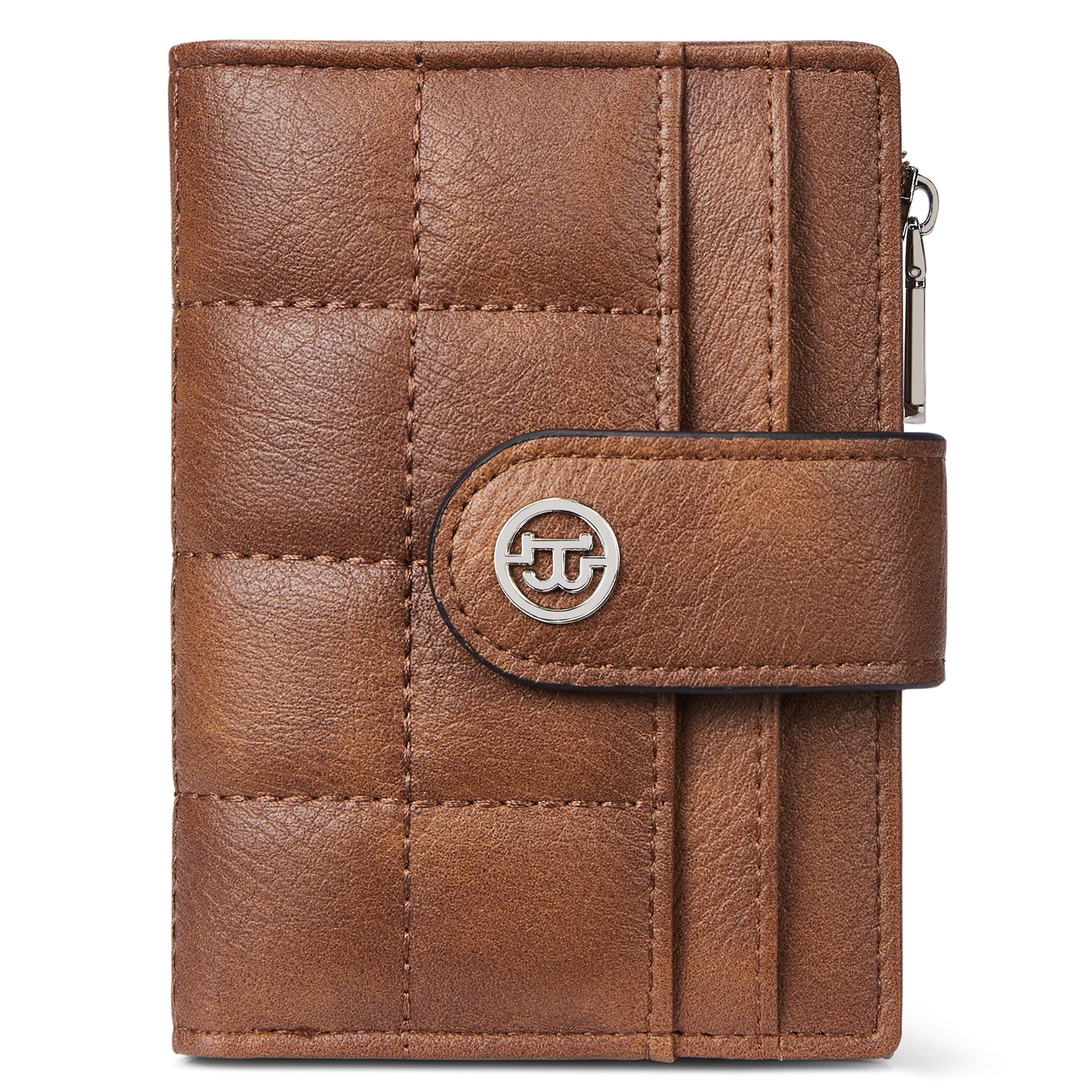 Luna Quilted Colorblock Leather Wallet - Secure RFID - Image 56