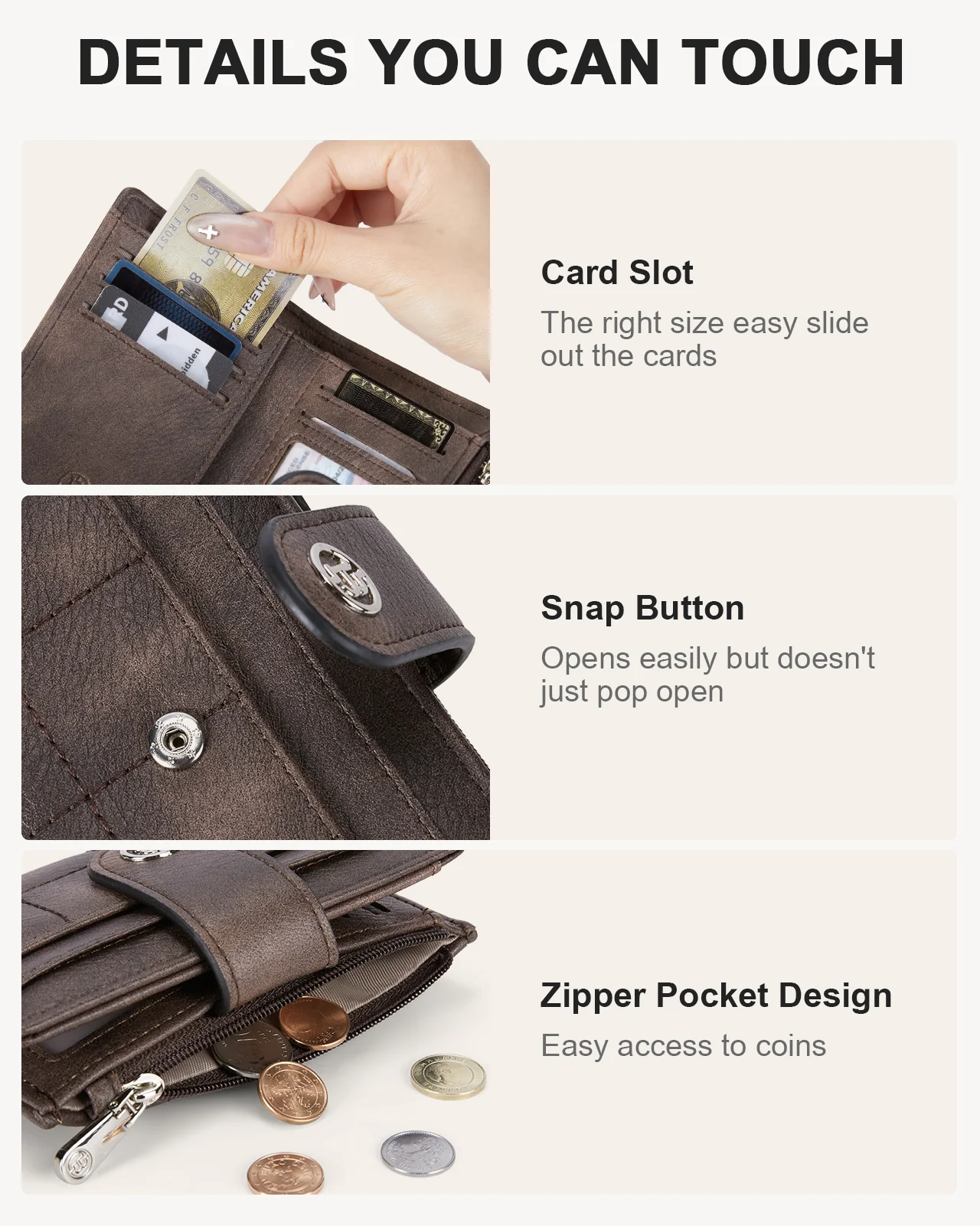 Luna Quilted Colorblock Leather Wallet - Secure RFID - Image 80