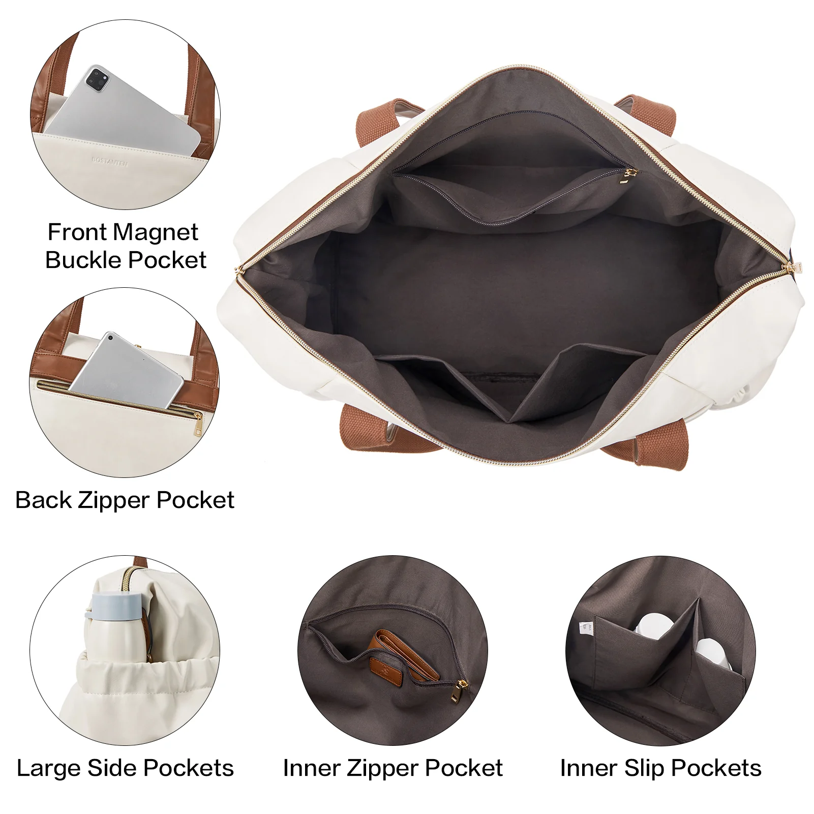 Judea Versatile and Chic Women's Overnight Duffel Bag for Any Occasion - Image 7