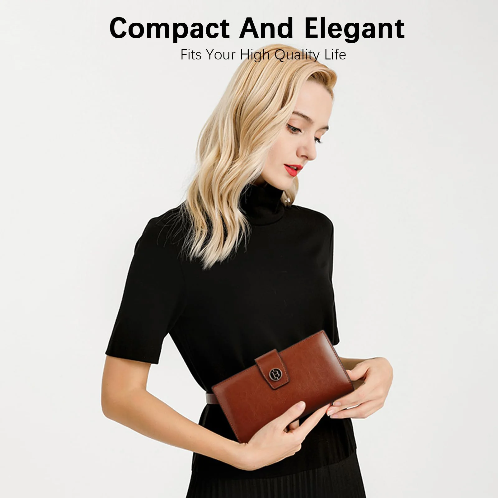 Lomy RFID Genuine Leather Wallet — Checkbook - Image 10