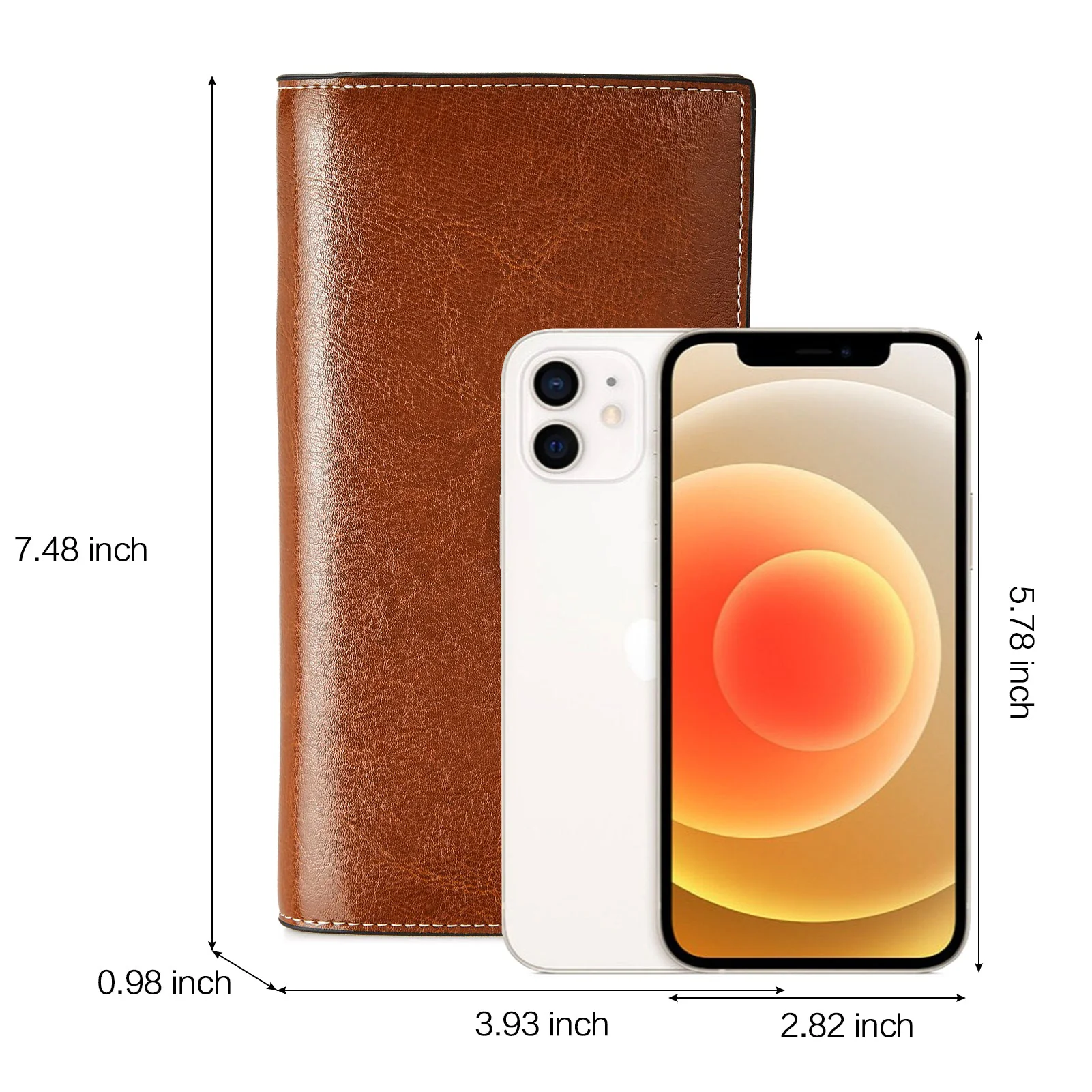 Lomy RFID Genuine Leather Wallet — Checkbook - Image 12