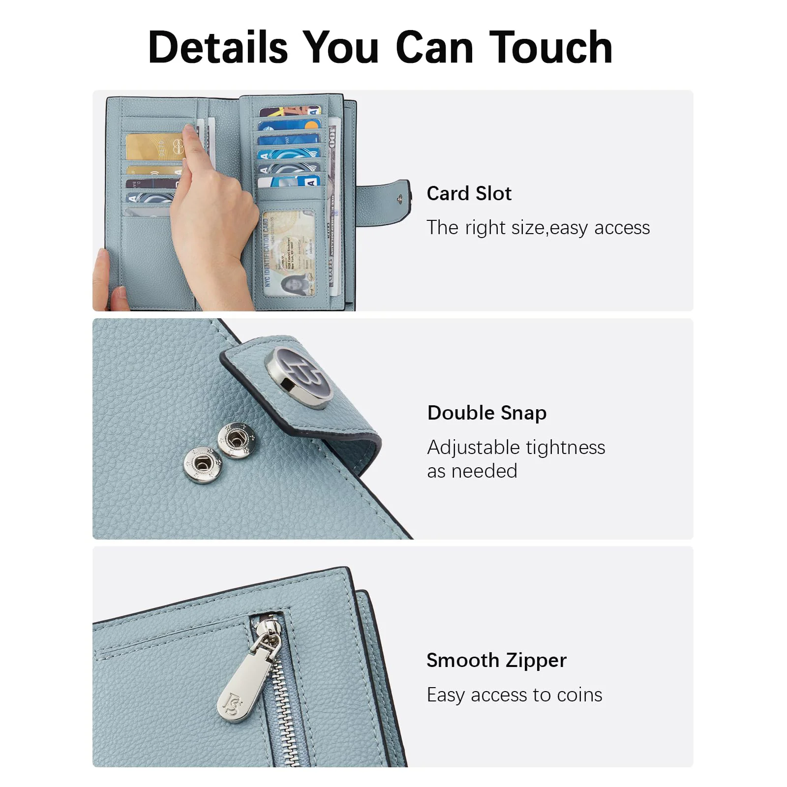 Lomy RFID Genuine Leather Wallet — Checkbook - Image 19