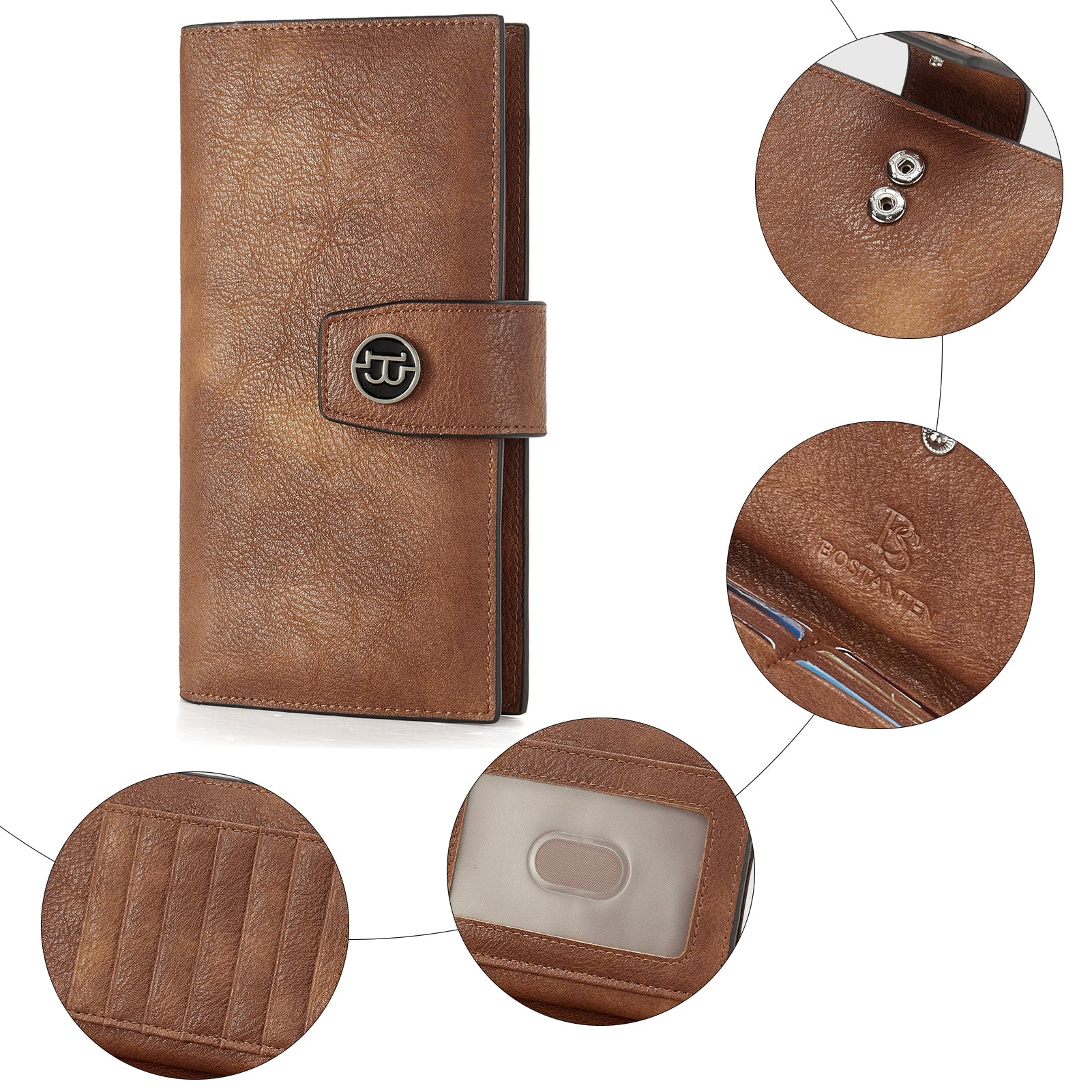 Lomy RFID Genuine Leather Wallet — Checkbook - Image 32
